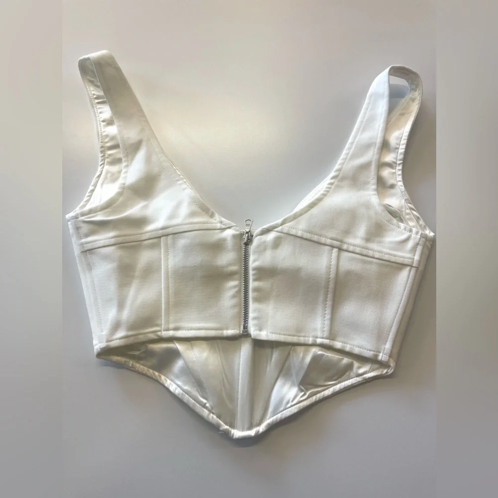 Revolve BARDOT Bronte Corset Top sz 2 / XS off white - Picture 12 of 13